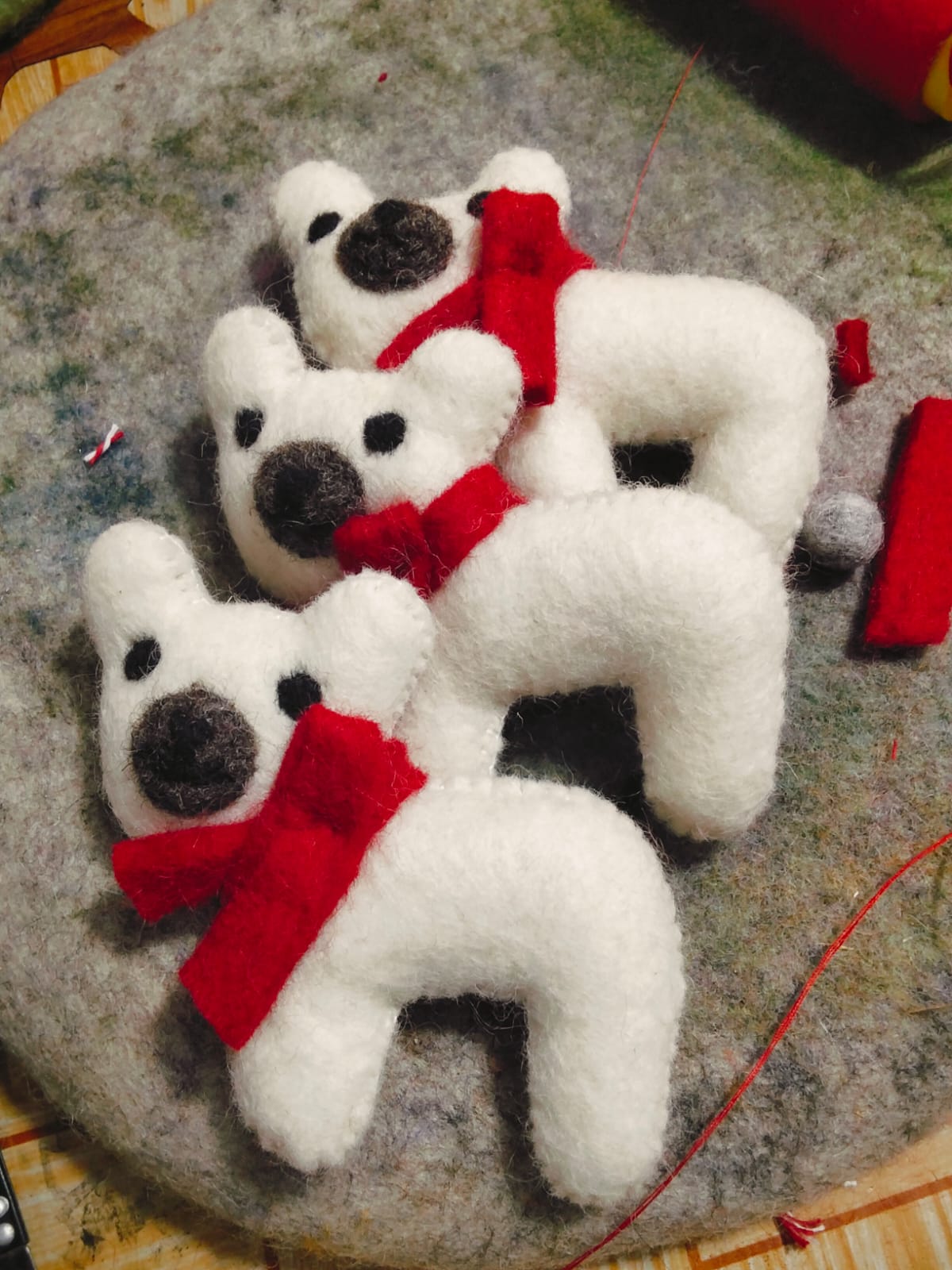 🐶 ❄️❤️ Winter Paws Trio  (JF-30)