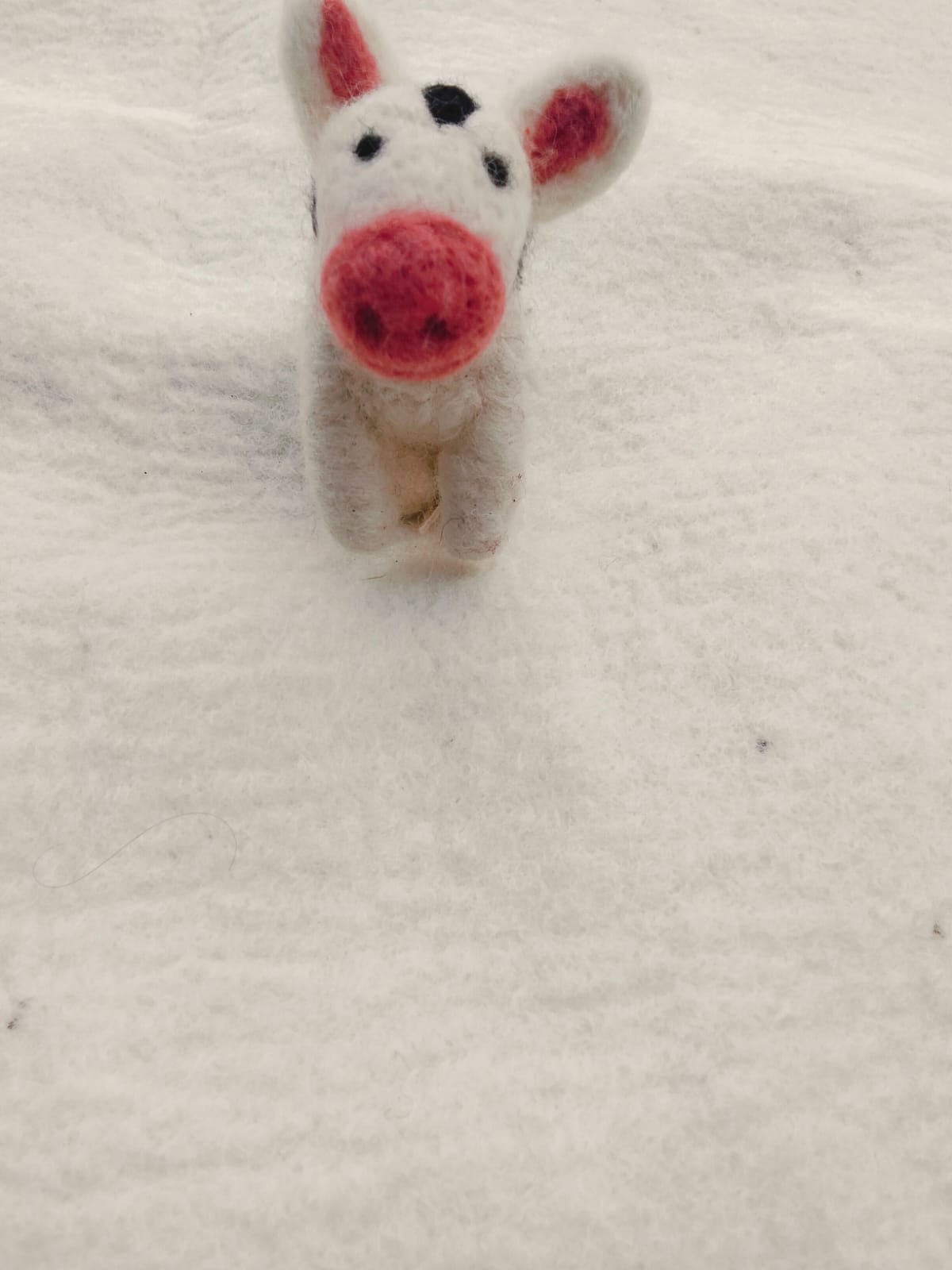 🐄🤍🖤🧡 Snowy Moo Cow (JF-50)