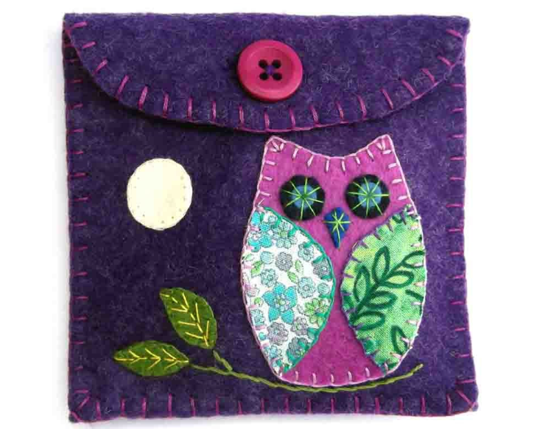 💜 Purple Woolen Hanky