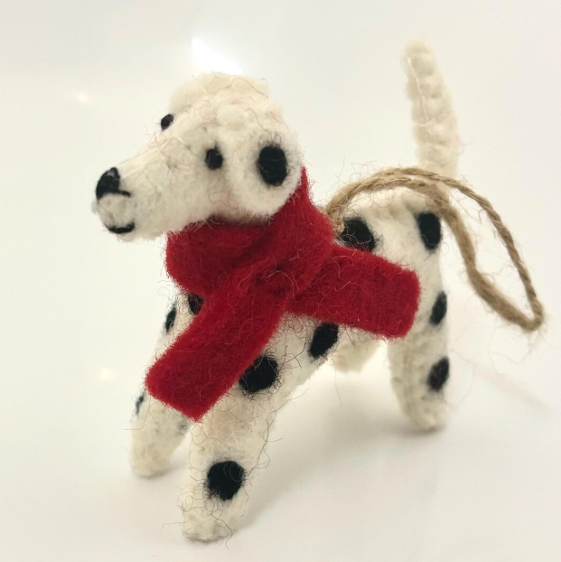🐶⚪⚫ Spotty Cloud Woolen Dog